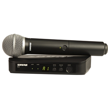 Shure BLX24/PG58-H9 Wireless Vocal System with PG58 Microphone (H9: 512-542 MHz)