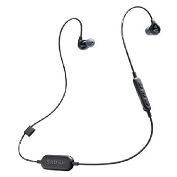 Shure SE112-K-BT1 Bluetooth Professional Sound Isolating Earphones - Black