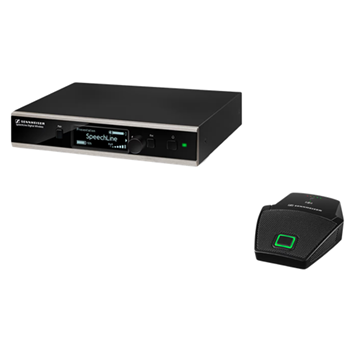 Sennheiser 506630 SL Boundary SET DW-4 US. Battery Operated Desk Dynamic Super-Cardioid with Wireless Receiver