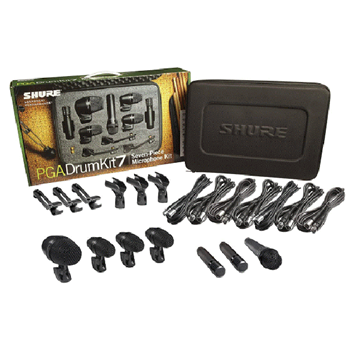 Shure PGADRUMKIT7 Pga 7-Piece Drum Microphone Kit