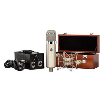 Warm Audio WA47 Large-Diaphragm Tube Condenser Microphone, Psu & Mount Included
