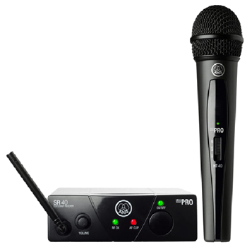 AKG WMS40MINI-VOCAL-US25C Mini Wireless Vocal Microphone System (Freq: 25C)
