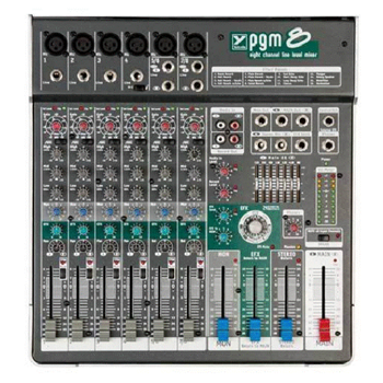 Yorkville PGM8 Compact 8 Channel Live Sound Mixer with Effects