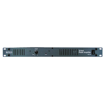 Rolls RA170 70 Watt 70 volt 1 rack space power amplifier