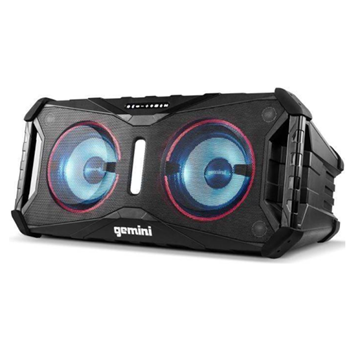 Gemini SOSP-8 Portable Bluetooth Waterproof Speaker with Multi-Coloured Led Light Show