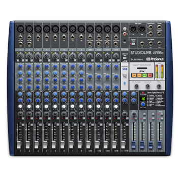 Presonus STUDIOLIVE-AR16C USB-C Audio Interface Mixer and Recorder - 16-Channel