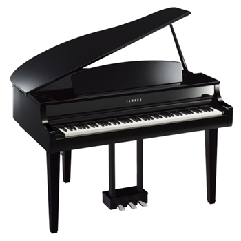 Yamaha CLP-765GP Digital Grand Piano Polished Ebony, Black With Bench