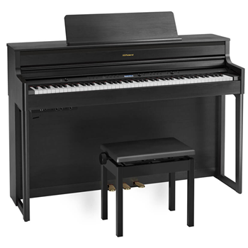 Roland HP704-DR-WSB Digital Piano with Stand & Bench - Dark Rosewood
