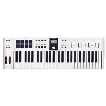 Arturia KEYLABESSENTIAL49MK3WH Keylab Essential 49 MK3 Midi Controller - White