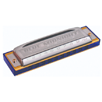 Hohner 595BX-A Blue Midnight Harmonica - Key of A