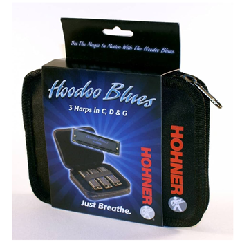 Hohner HBP HooDoo Blues Harmonica (3pk) Keys of C, D, G