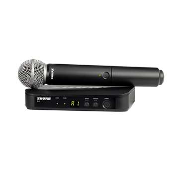 Shure BLX24/SM58-H9 Wireless Handheld System with SM58 Microphone (H9: 512-542 MHz)