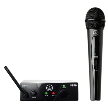 AKG WMS40MINI-VOCAL-US25A Mini Wireless Vocal Microphone System (Freq: 25A)