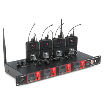 Galaxy Audio AS4400 Quad UHF Wireless In-ear Monitoring System