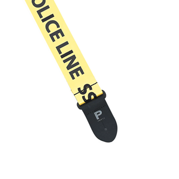 Profile PGS400-YP Police Line Polyester Guitar Strap - 2"