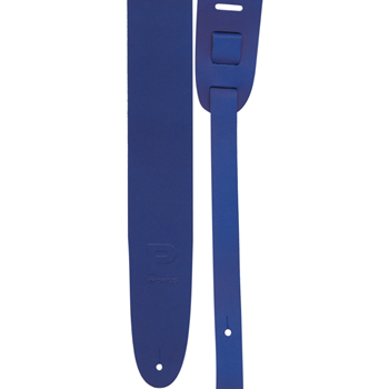 Profile PGS-LS-5025-BL 2.5” Basic Leather Guitar Strap - Blue