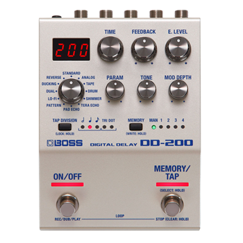 Boss DD-200 Digital Delay Effects Pedal