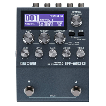 Boss IR-200 Amp and Cabinet Simulator Effects Pedal