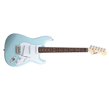 Squier BULLETSTRAT-U (Used) Bullet Strat SSS RW in Daphne Blue (No Whammy Bar)