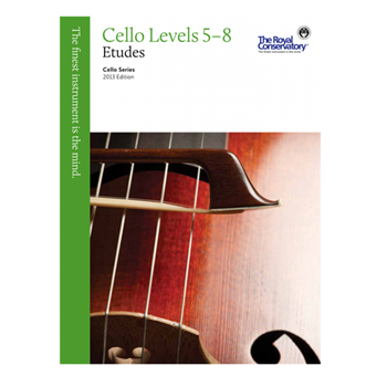 9781554405466 RCM Cello Etudes Levels 5 to 8