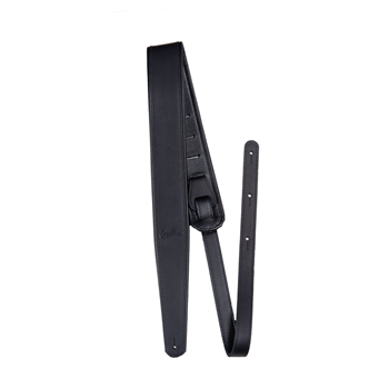 052745 Godin Black Leather Felt Pad Strap