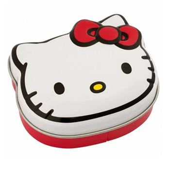 Fender 1980351056 Hello Kitty Tin with 18 Medium  351 Shape Picks