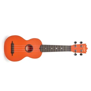 Beaver Creek BCABS-ORANGE Ulina Soprano Ukulele with Gig Bag - Orange
