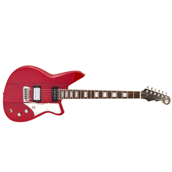 Reverend Guitars WHDAW-G-TRCH-RW-HB90-BK-W Warhawk Double Agent DAW Electric Guitar -  Trans Cherry