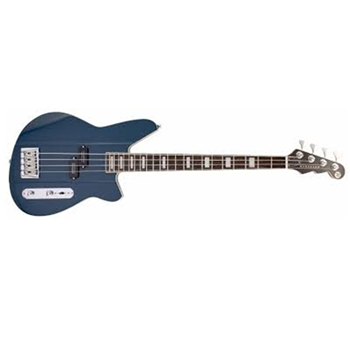 Reverend Guitars SNT-G-HTBL-RW-PR-X-HT Sentinel Short Scale Electric Bass in High Tide Blue