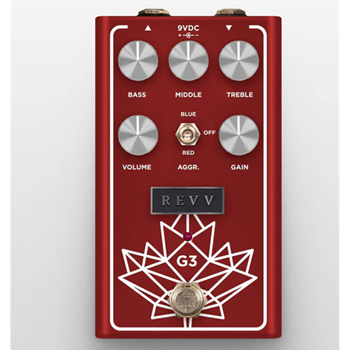 Revv  G3-V2 G3 - V2 Preamp/Overdrive/Distortion Pedal