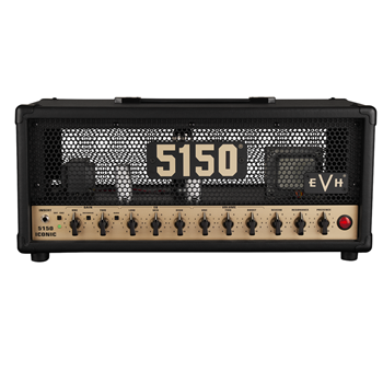 EVH 2258200000 5150 Iconic Series EL34 15W Tube Guitar Amplifier Head - Black