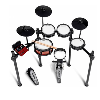 Alesis NITROPROKITXUS Professional 8 Piece Electronic Drum Kit with Mesh Heads and Bluetooth