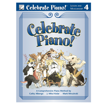 Stipes Publishing FHM1400 Celebrate Piano! Lesson and Musicianship 4