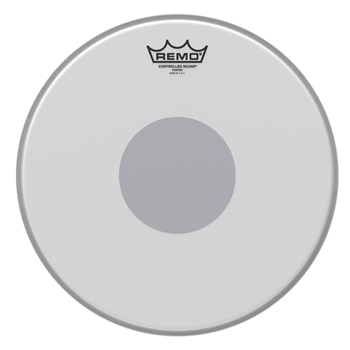 Remo CS-0113-10 Controlled Sound Coated Black Dot Drumhead, Bottom Black Dot - 13''