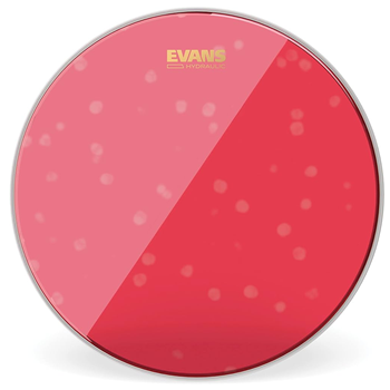 Evans BD22HR Hydraulic Red Bass Drum Head, 22 Inch