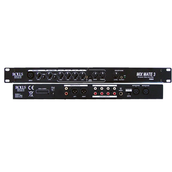 Rolls  RM69 Mix Mate 3 Six Channel Single Rack Space Mixer