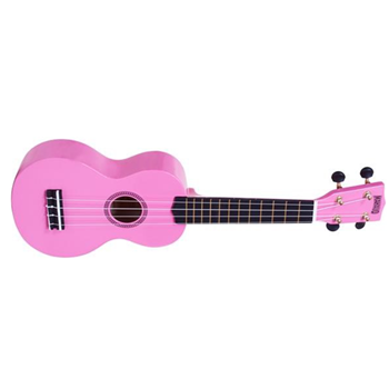 Mahalo MR1-PK Rainbow "R" Series Soprano Ukulele - Pink w/ Gig Bag