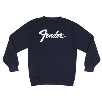 9193210506 Large Fender Transition Logo Sweatershirt in Navy