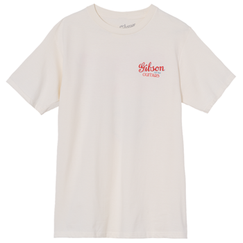 Gibson GTS-SSND-VWH-LG Superior Sound Tee Vintage White - Large