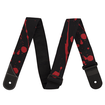 Fender 0220660007 42" EVH Leather Guitar Strap - Black