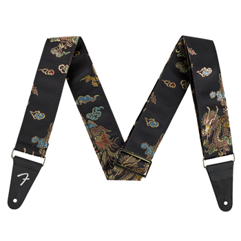 Fender 0990638050 Satin Dragon Strap - Black
