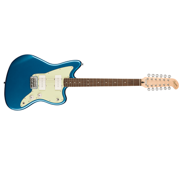 0377050502 Squier Paranormal Jazzmaster XII 12 String electric Guitar - Lake Placid Blue