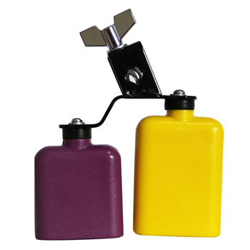 Bandstand BDPWB-PY double tone block for drum set mounting, plastic