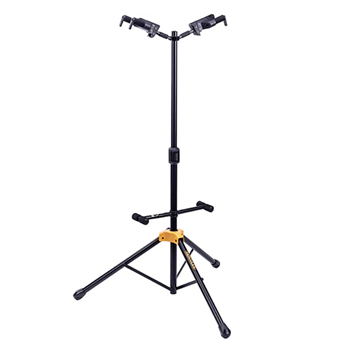 Hercules GS422B+ Universal Auto Grip Duo Guitar Stand with Foldable Backrest