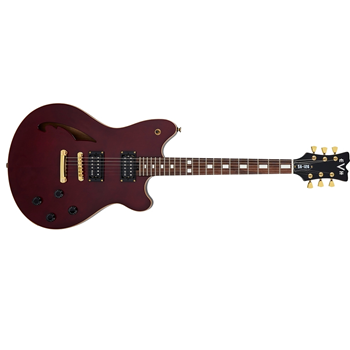 EVH 5107026591 SA-126 Standard Hollowbody - Wine Red