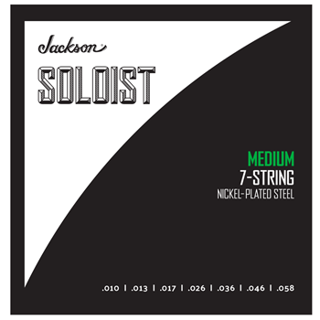 2991058007 Jackson® Soloist™ Strings 7 String, Medium .010-.058