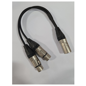 BRTB PYF-2M XLR Female to Dual XLR Male Y Cable