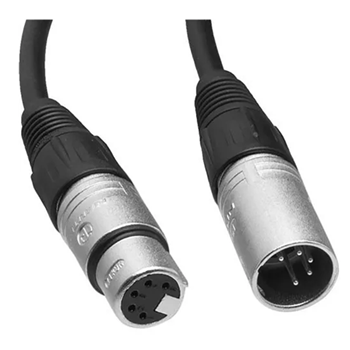 BRTB X5DMX-25 XCalibur Series DMX Male to DMX Female 5-Pin Cable - 25 ft