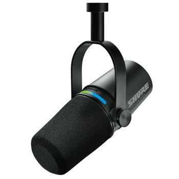 Shure MV7I 2-Channel USB Microphone and Audio Interface - Black