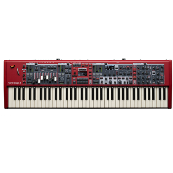 Nord STAGE4COMPACT Stage 4 Compact 73-Note Semi-Weighted Waterfall Triple Sensor Keyboard